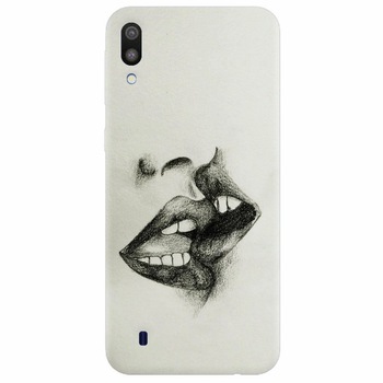Husa silicon pentru Samsung Galaxy M10, Kiss Husa silicon pentru Samsung Galaxy M10, Kiss