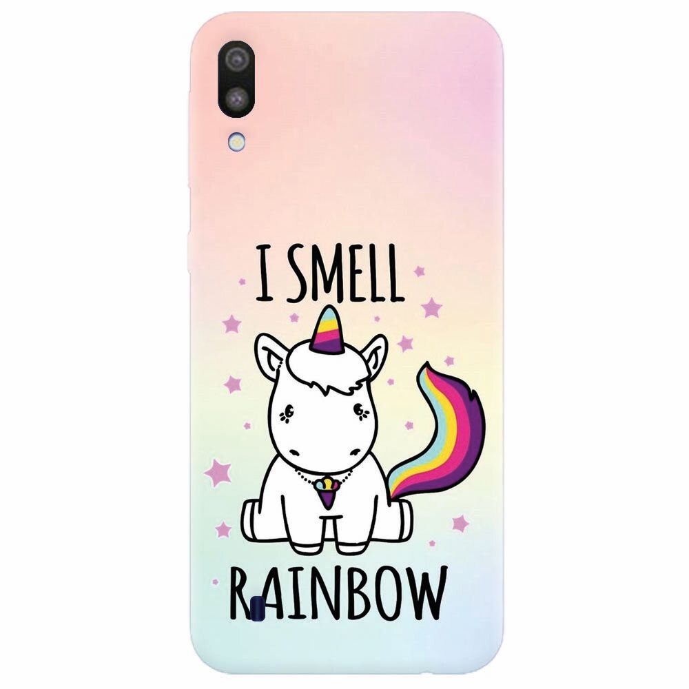 Husa silicon pentru Samsung Galaxy M10, I Smell Rainbow