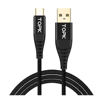 cablu usb tip c topk incarcare rapida 3a 05 m sincronizare transmisie negru imagen 56_0_
0