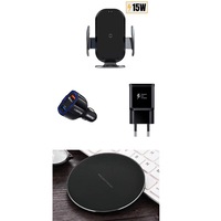 set 4 buc incarcator masina telefon auto smart sensor wireless fast charge 15w new model imagen 43_0_
0