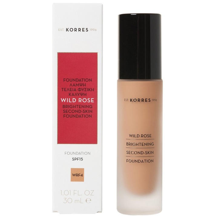 Fond de ten, KORRES WILD ROSE BRIGHTENING SECOND, SPF15 WRF4 30ml