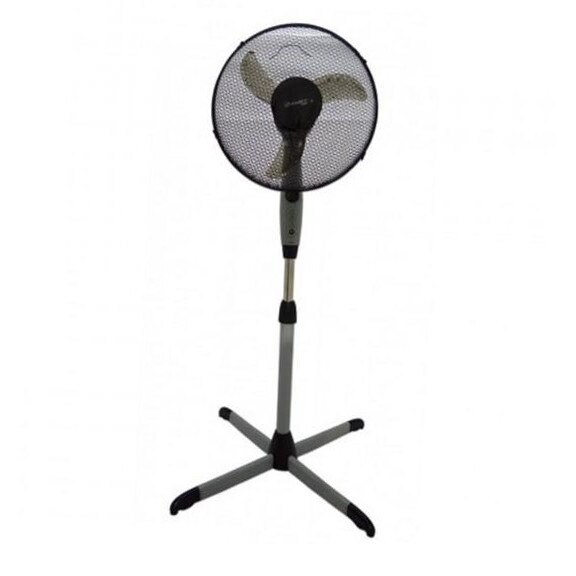 Ventilator Profesional Hausberg cu picior programabil , Putere de 45 W , Oscilatie automata , Programator 1-2 ore , Programabil