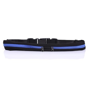 Borseta sport pentru alergat compartimentata cu buzunare pentru telefon mobil si accesorii, centura elastica si reglabila, Albastru, BBL909 Borseta sport pentru alergat compartimentata cu buzunare pentru telefon mobil si accesorii, centura elastica si reglabila, Albastru, BBL909
