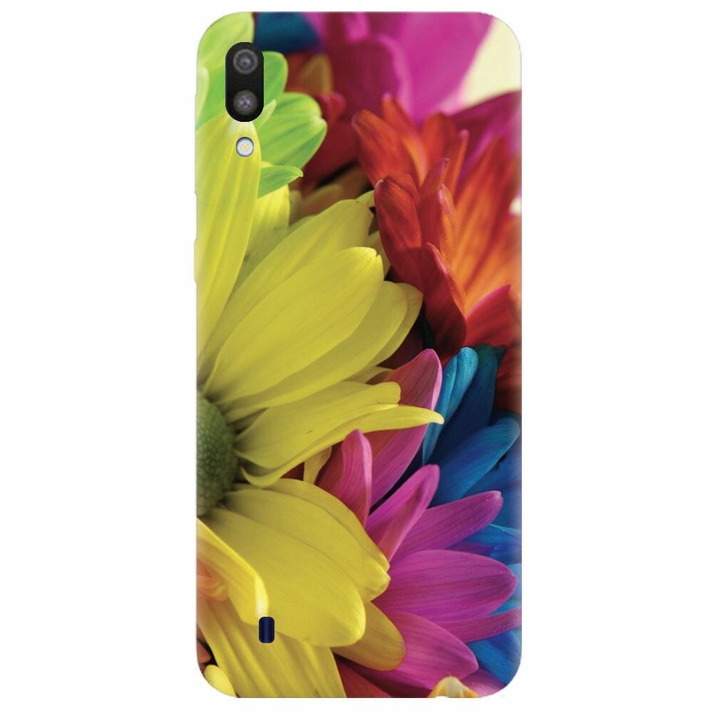 Husa silicon pentru Samsung Galaxy M10, Flower