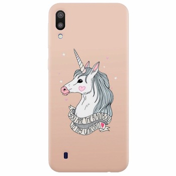Husa silicon pentru Samsung Galaxy M10, Cute Rose Gold Husa silicon pentru Samsung Galaxy M10, Cute Rose Gold