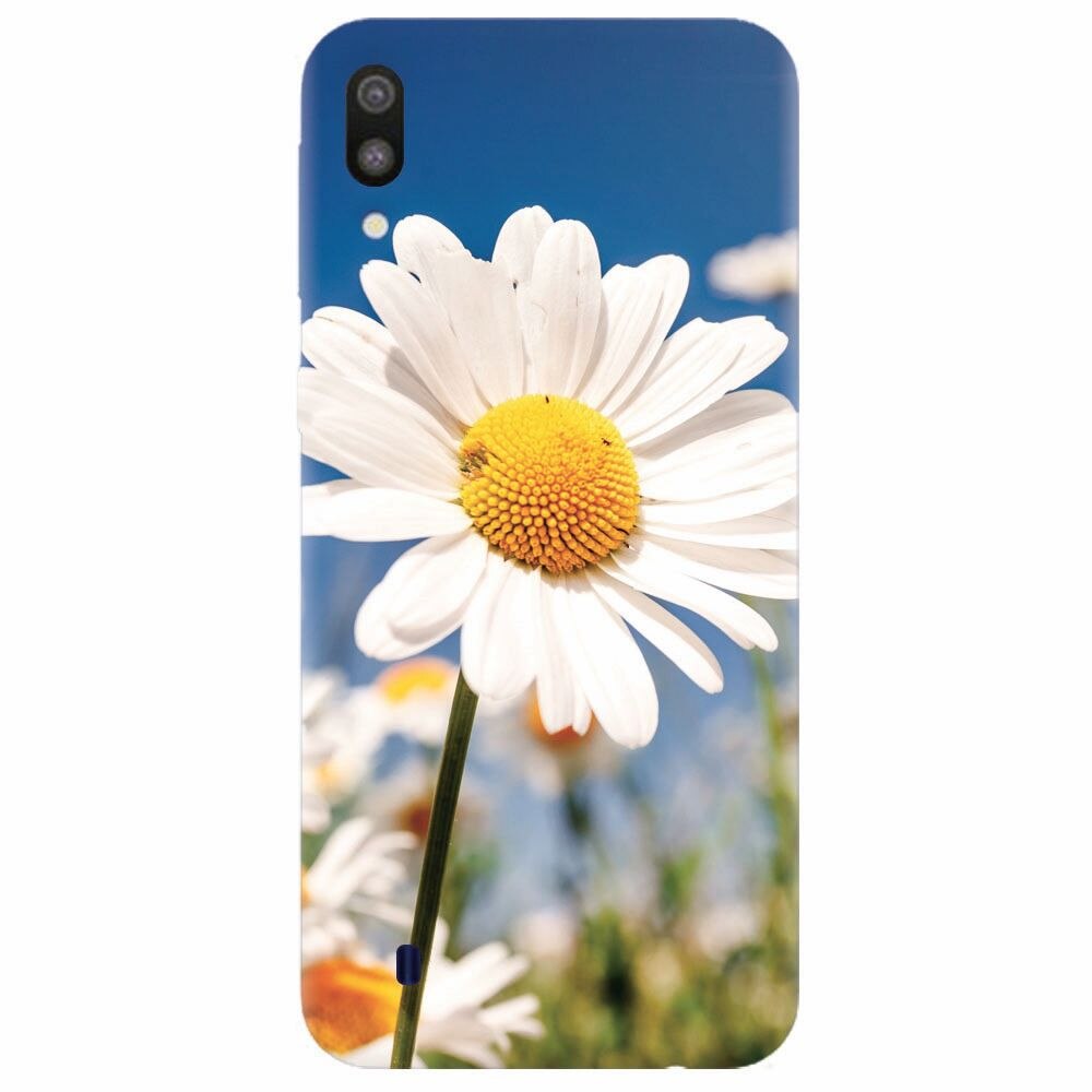 Husa silicon pentru Samsung Galaxy M10, Daisies Field Flowers