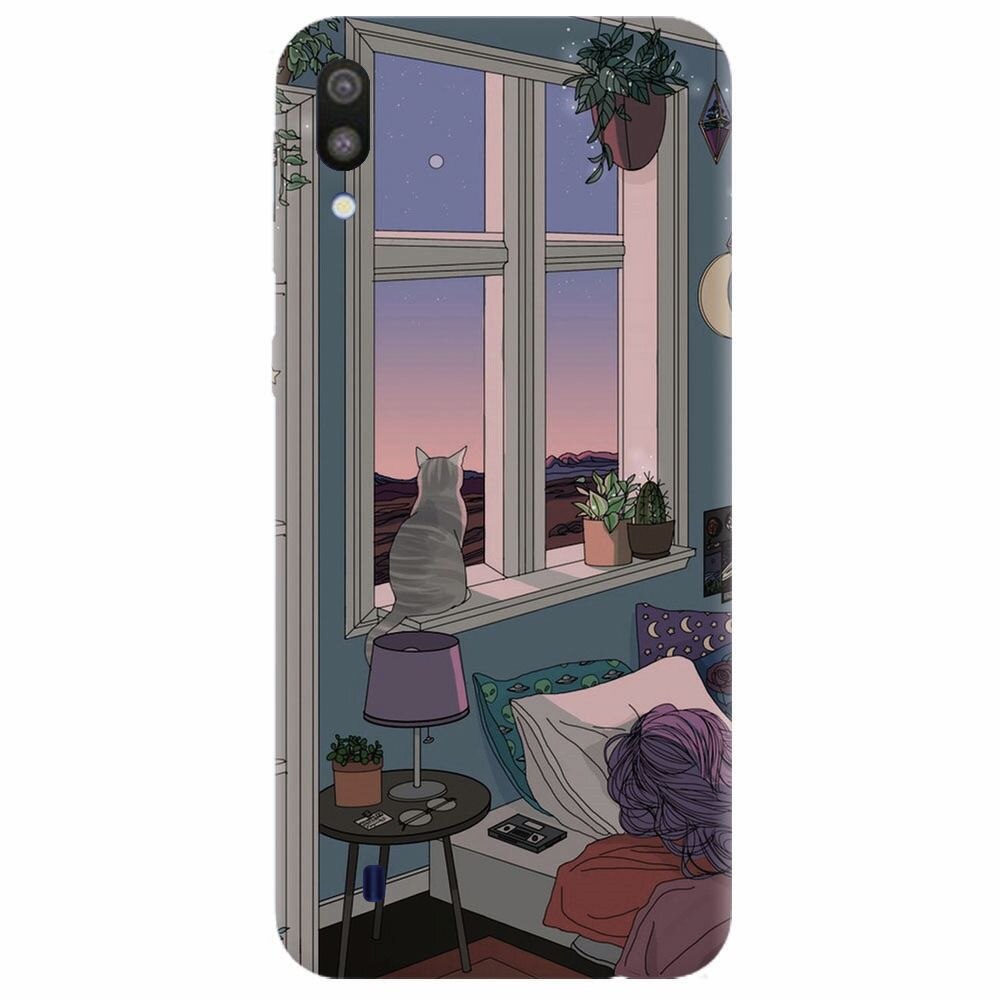 Husa silicon pentru Samsung Galaxy M10, Girl Room