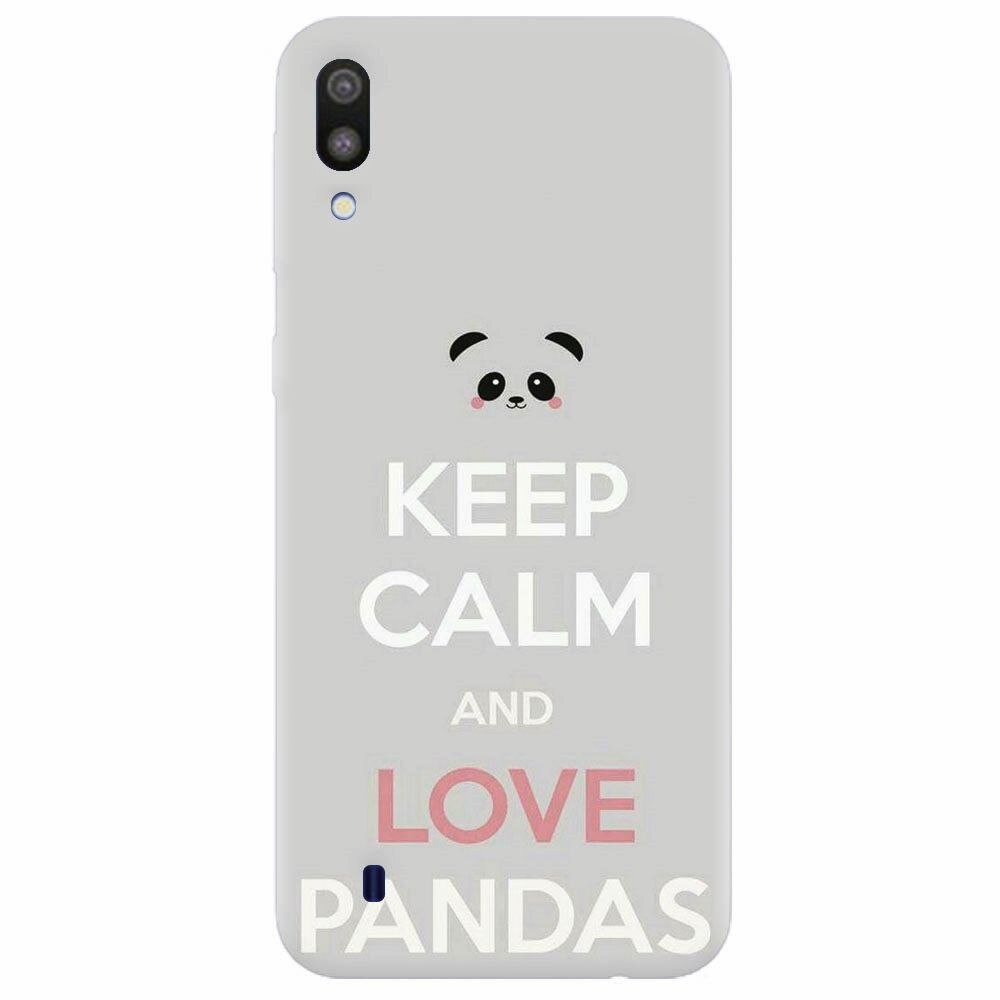 Husa silicon pentru Samsung Galaxy M10, Panda Phone