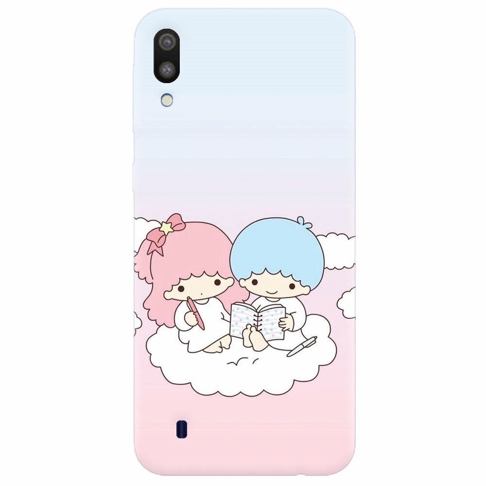 Husa silicon pentru Samsung Galaxy M10, Little Twins On Cloud