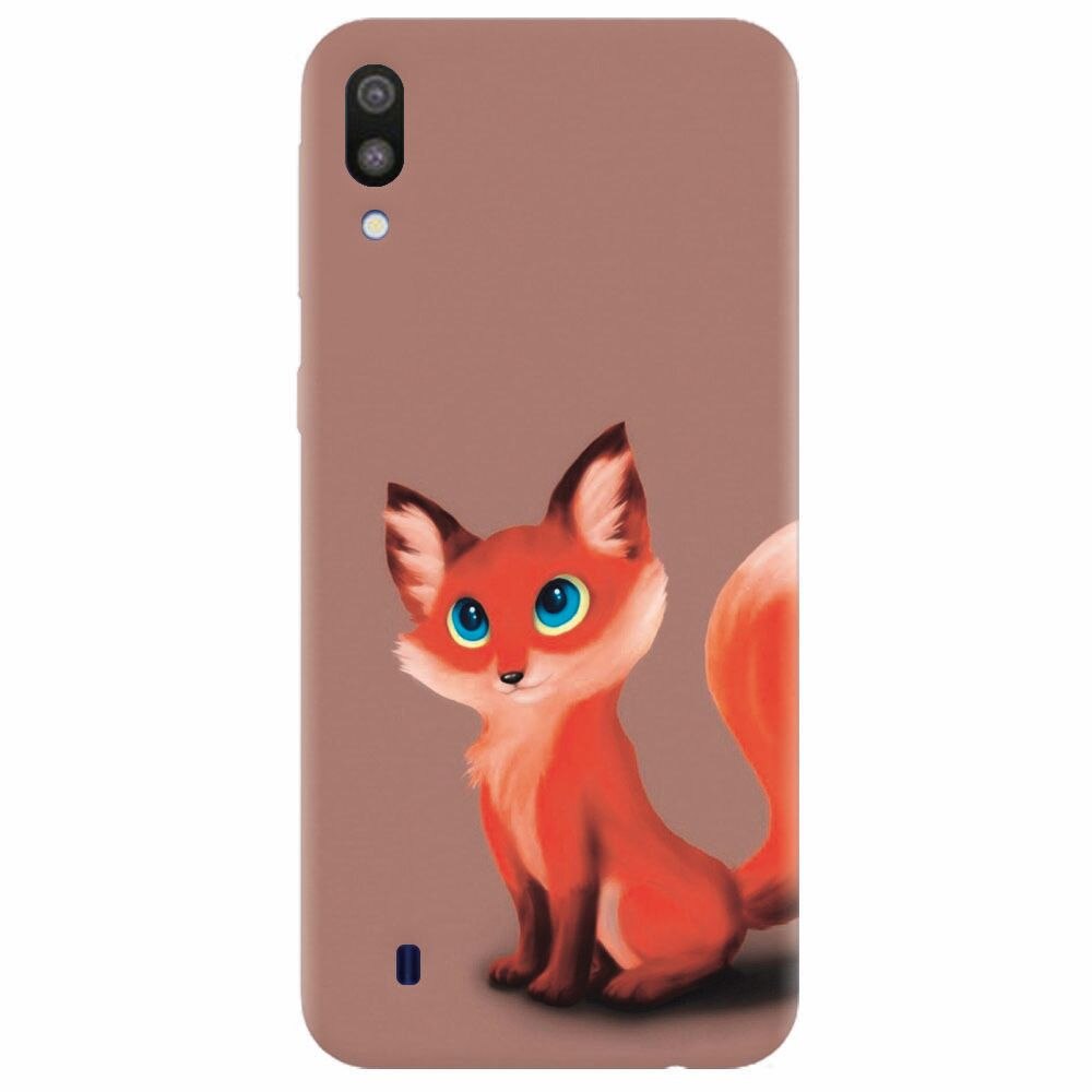Husa silicon pentru Samsung Galaxy M10, Fox Cartoon Animal And