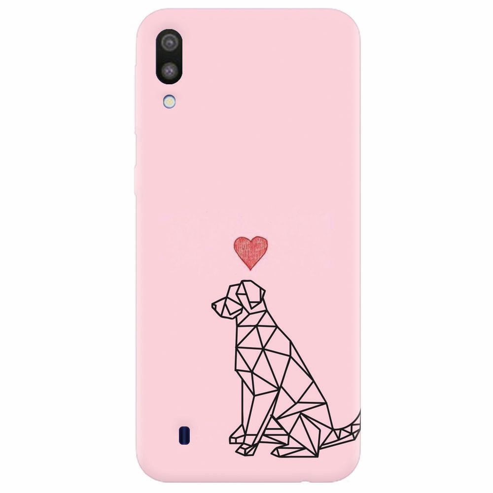 Husa silicon pentru Samsung Galaxy M10, Love Dog