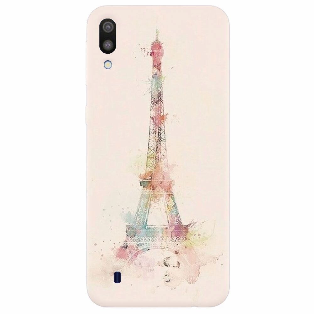 Husa silicon pentru Samsung Galaxy M10, Eiffel Tower 001