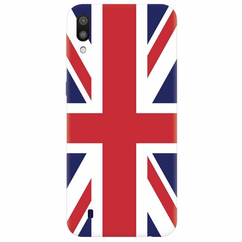 Husa silicon pentru Samsung Galaxy M10, UK Flag Illustration