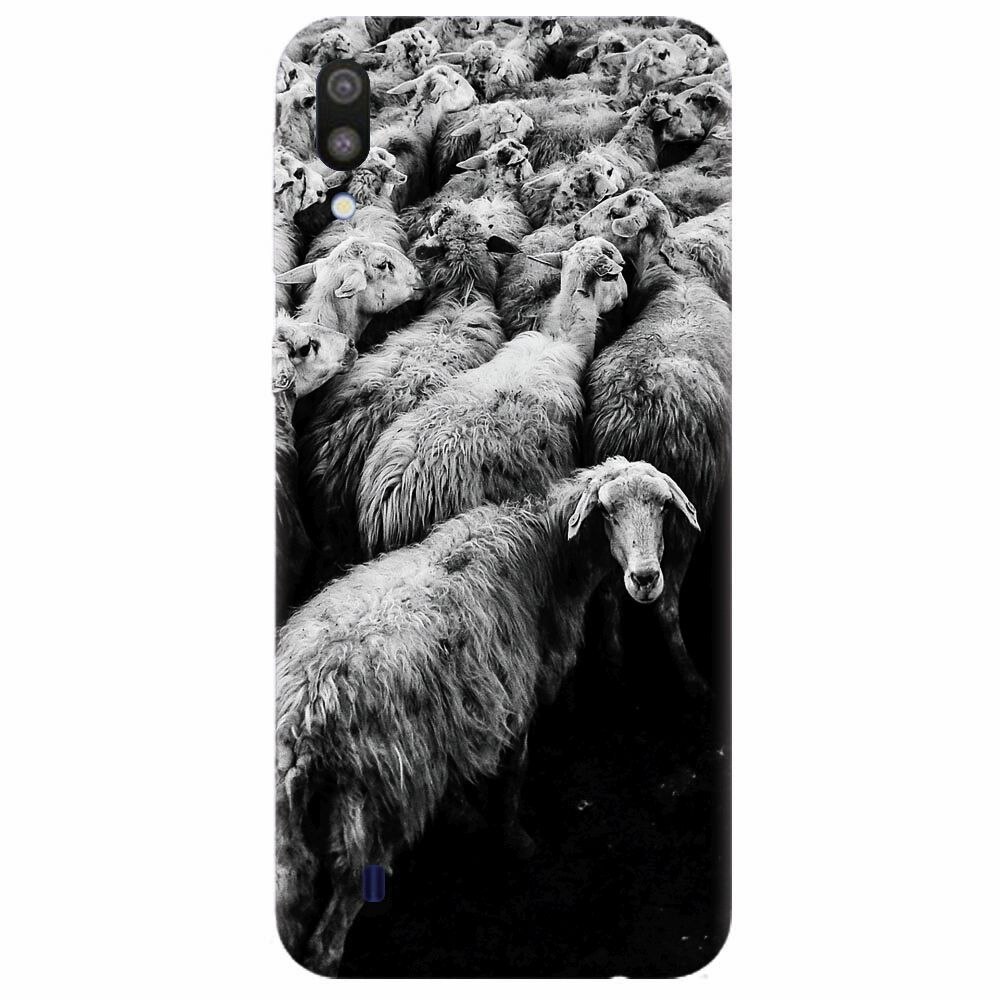 Husa silicon pentru Samsung Galaxy M10, Sheep