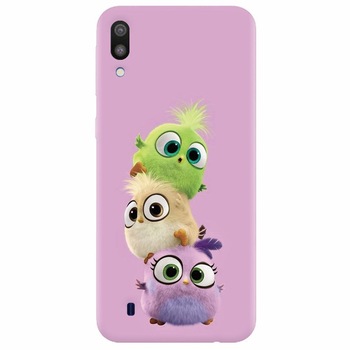 Husa silicon pentru Samsung Galaxy M10, Baby Birds Husa silicon pentru Samsung Galaxy M10, Baby Birds