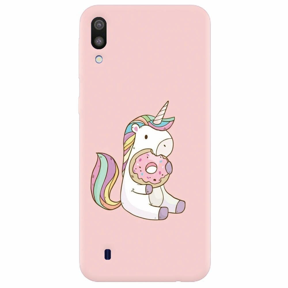 Husa silicon pentru Samsung Galaxy M10, Unicorn Donuts