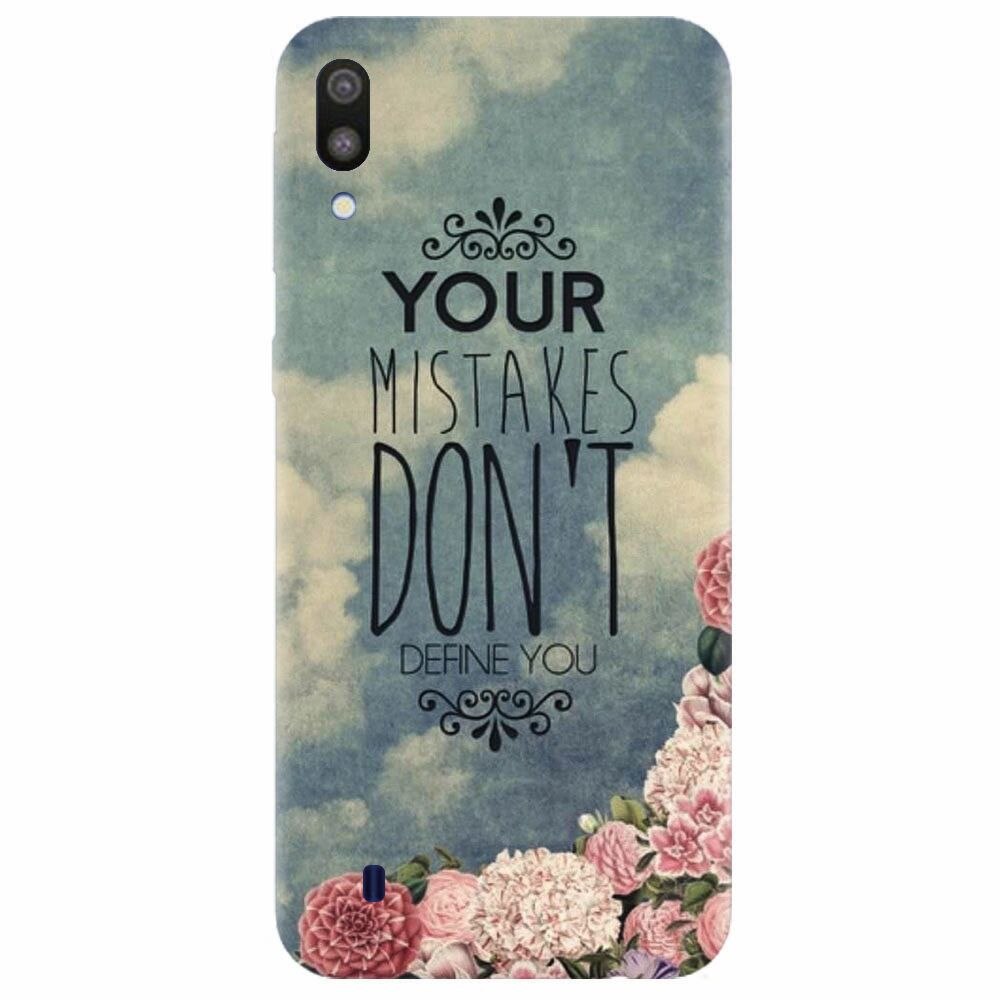 Husa silicon pentru Samsung Galaxy M10, Your Mistakes Dont Define You