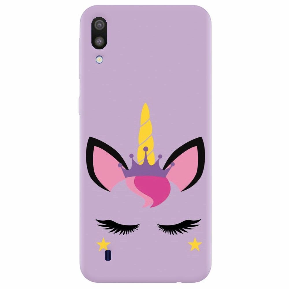 Husa silicon pentru Samsung Galaxy M10, Unicorn Shine