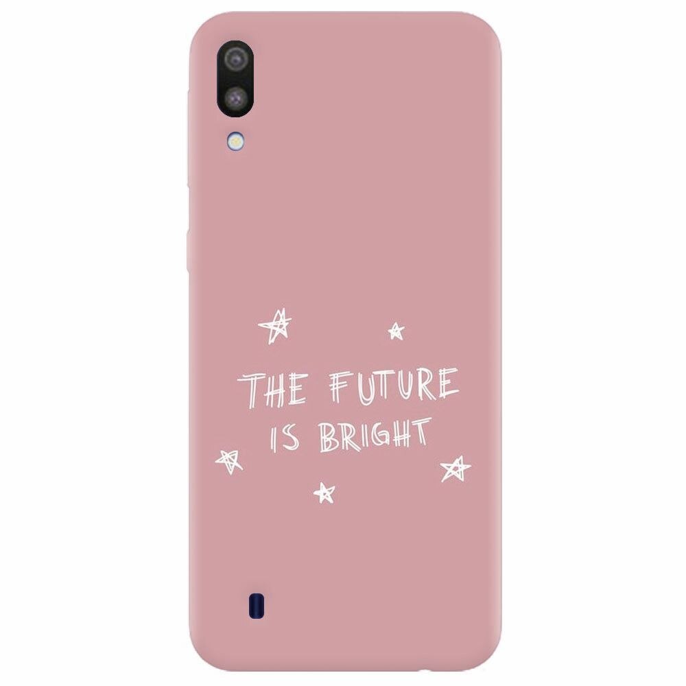 Husa silicon pentru Samsung Galaxy M10, The Future Is Bright
