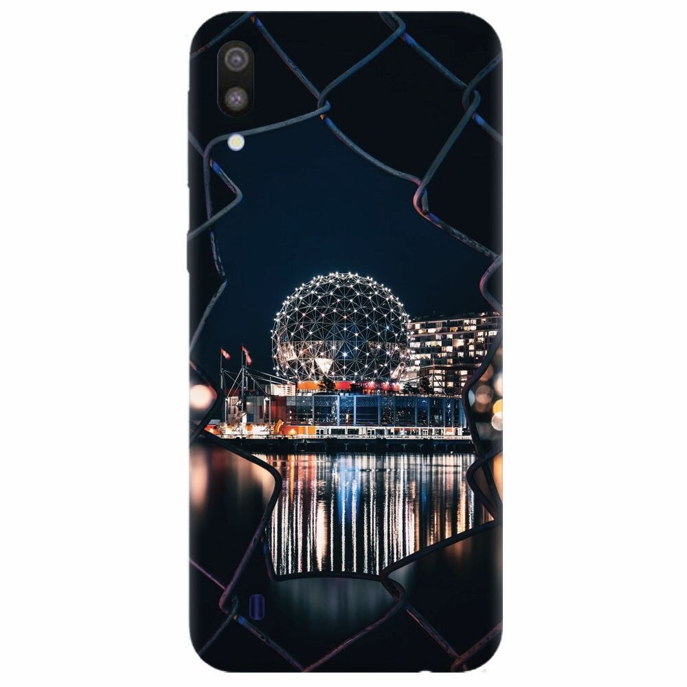 Husa silicon pentru Samsung Galaxy M10, Abstract Architectural Design