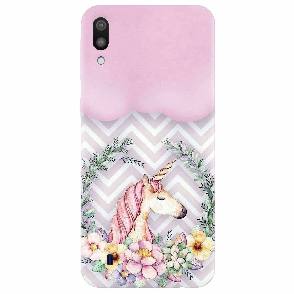 Husa silicon pentru Samsung Galaxy M10, Aesthetic Unicorn