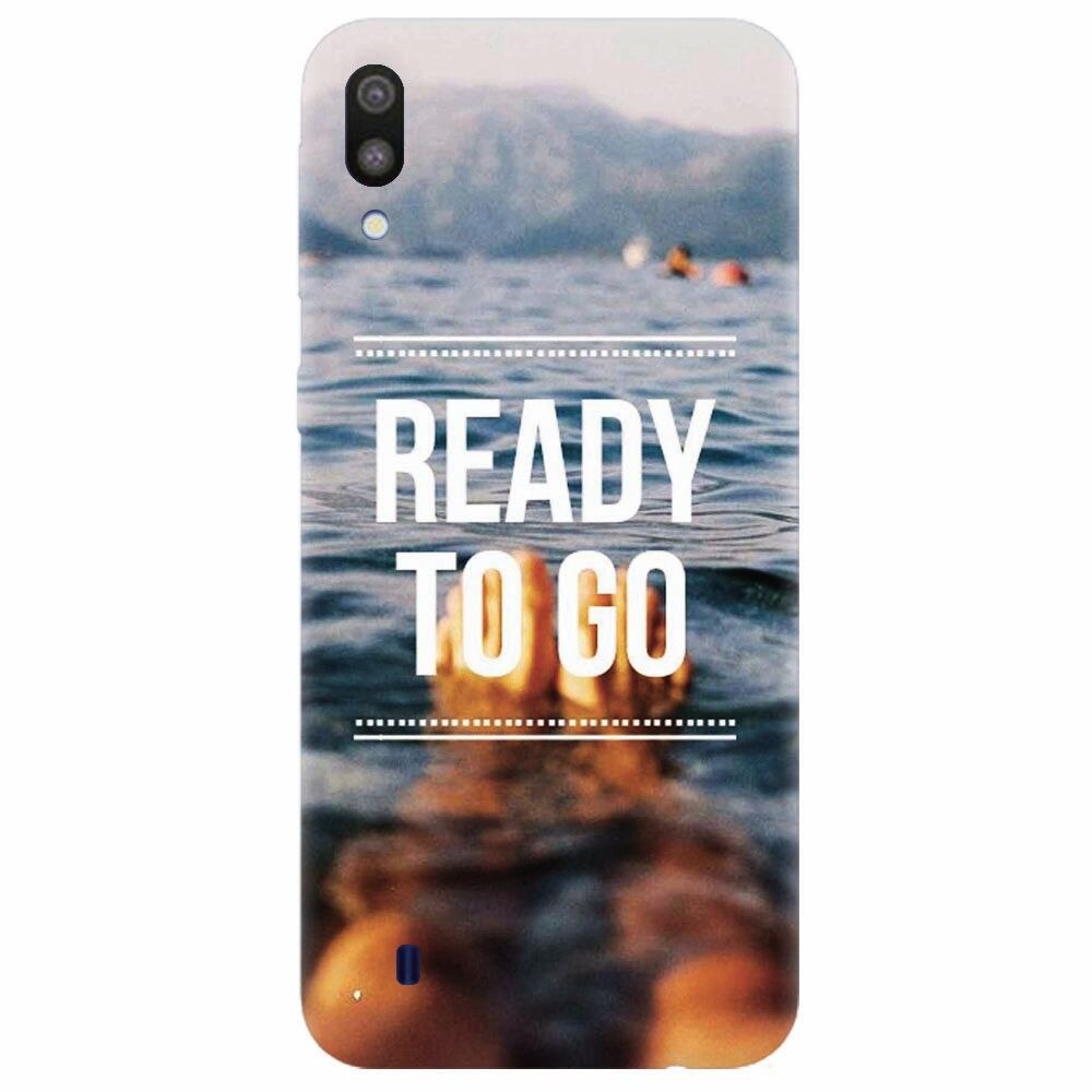 Husa silicon pentru Samsung Galaxy M10, Ready To Go Swimming