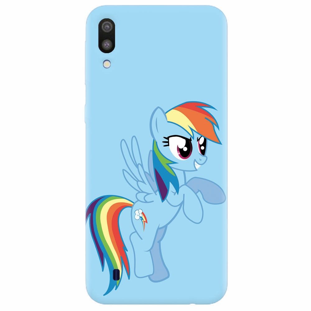 Husa silicon pentru Samsung Galaxy M10, Rainbow Dash