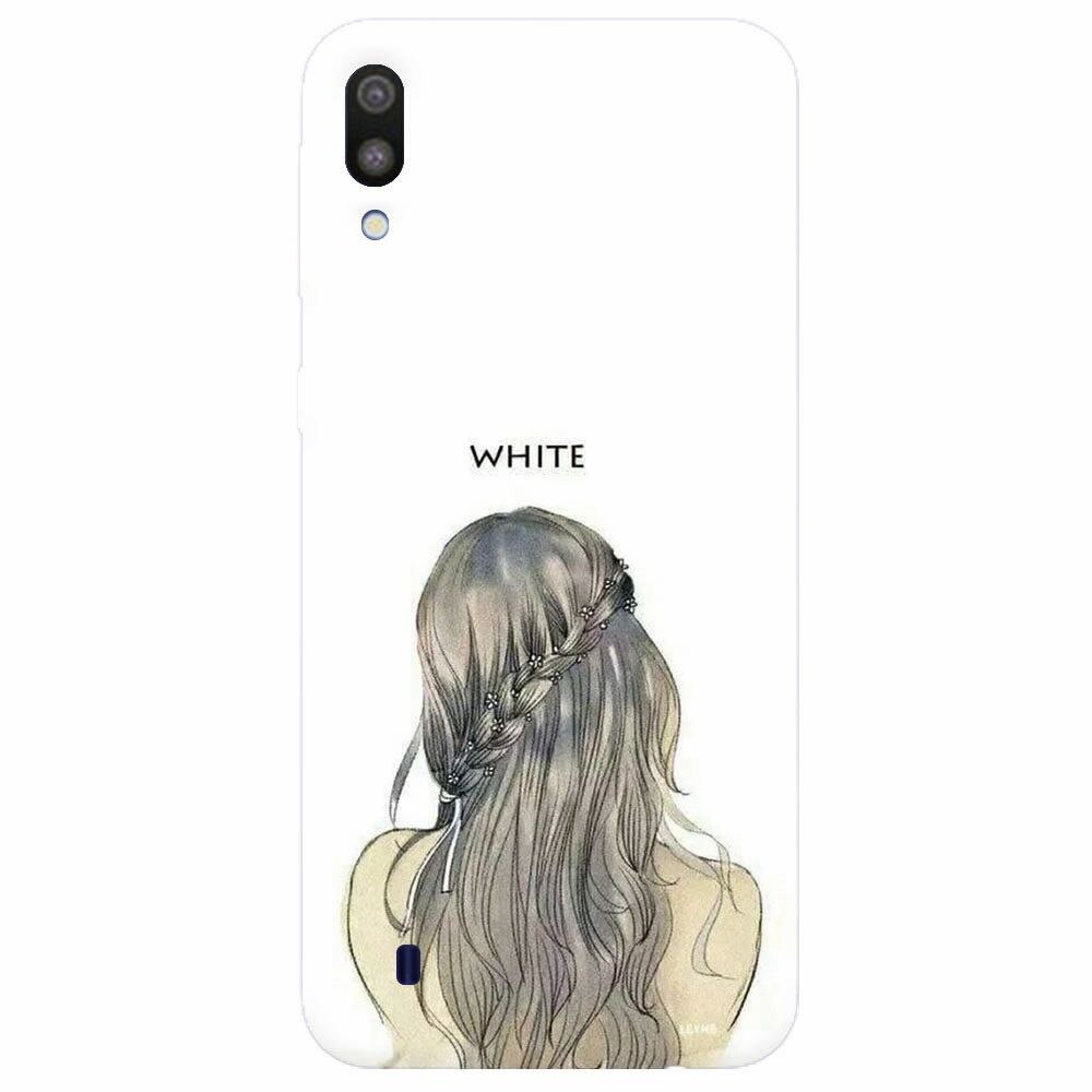 Husa silicon pentru Samsung Galaxy M10, White