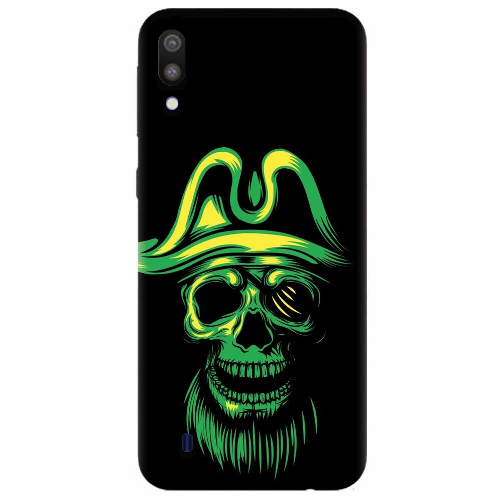 Husa silicon pentru Samsung Galaxy M10, Pirate Skull