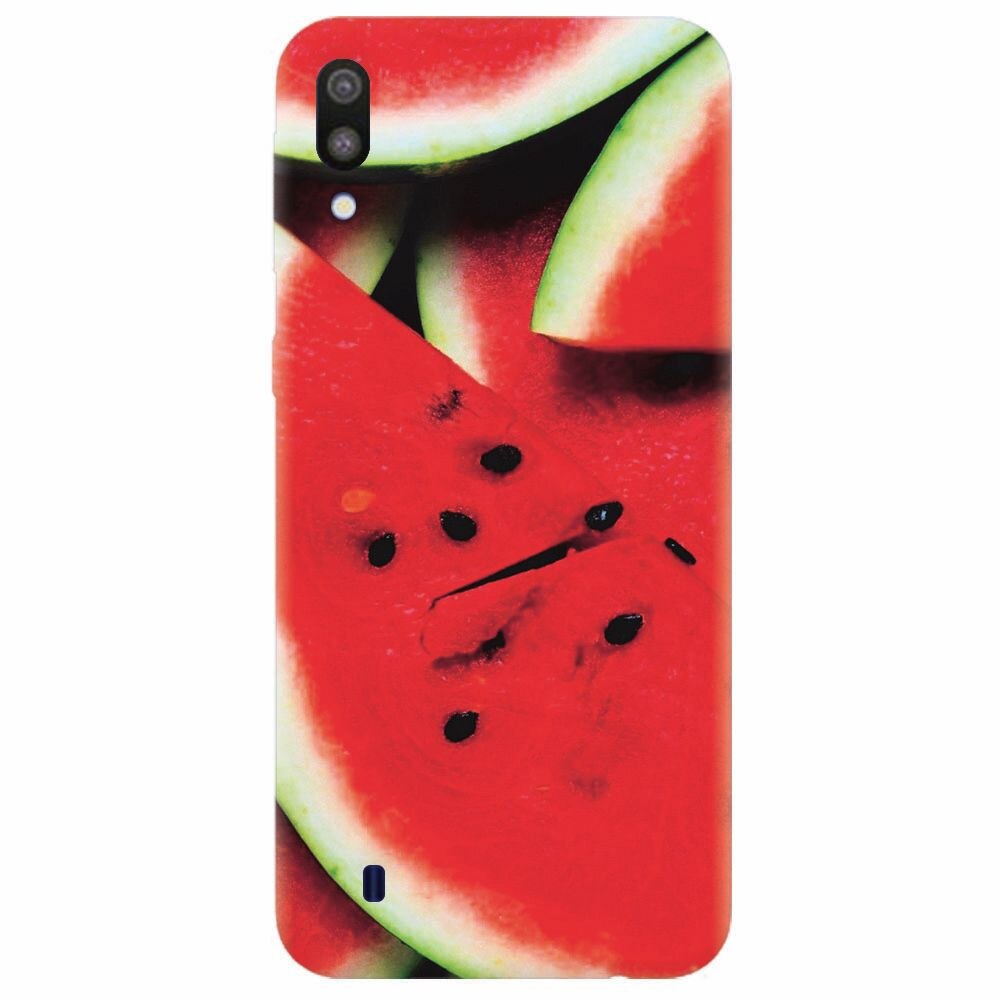 Husa silicon pentru Samsung Galaxy M10, S Of Watermelon Slice