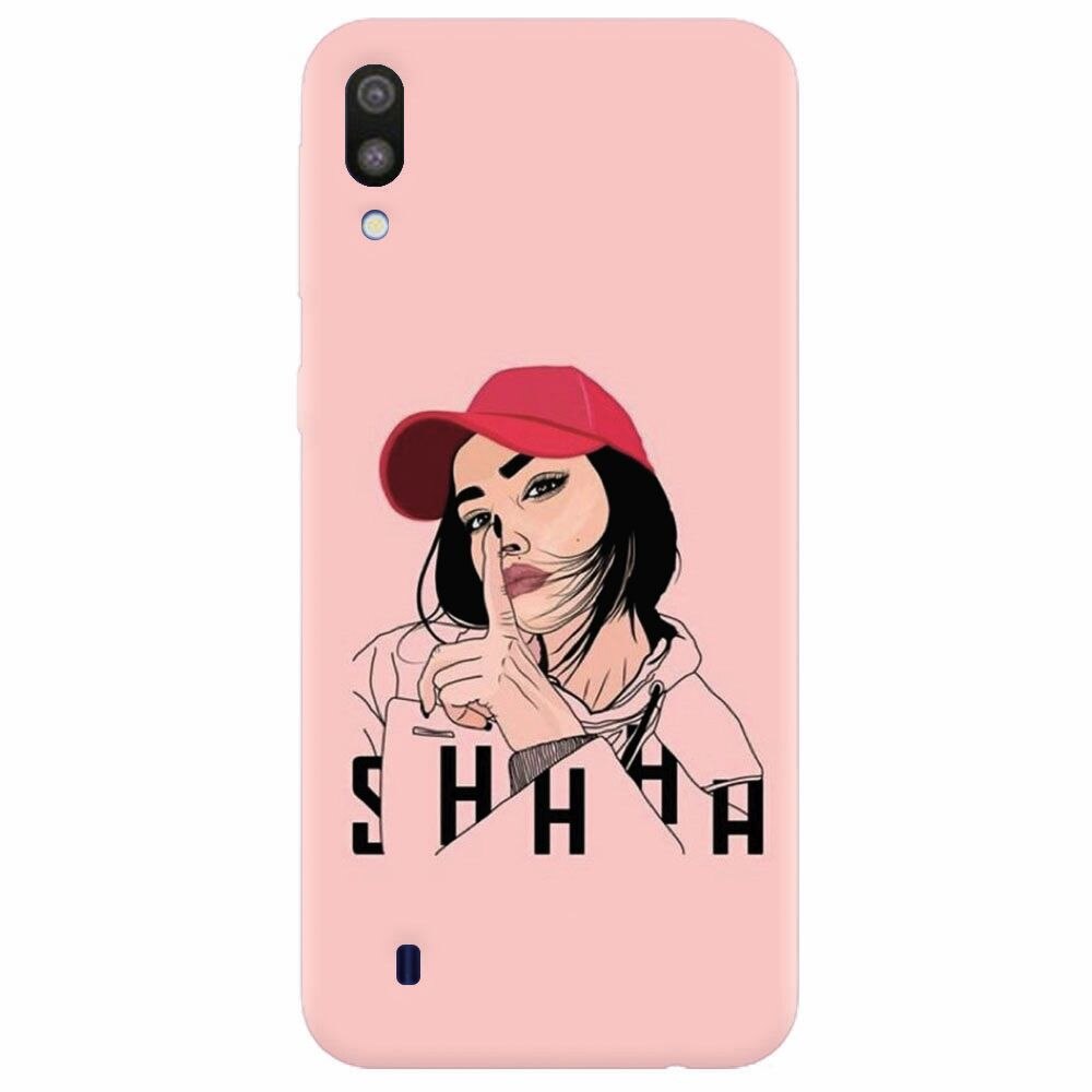 Husa silicon pentru Samsung Galaxy M10, Shhh