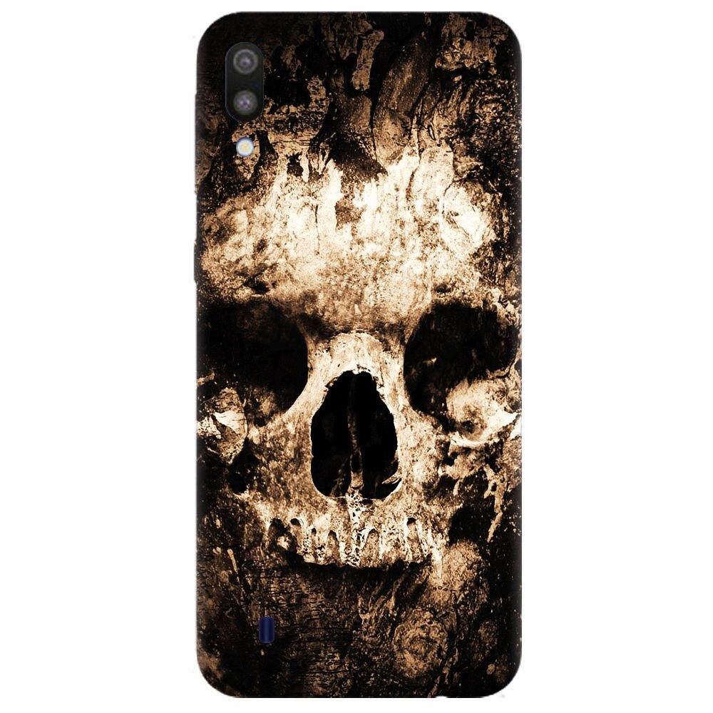 Husa silicon pentru Samsung Galaxy M10, Zombie Skull