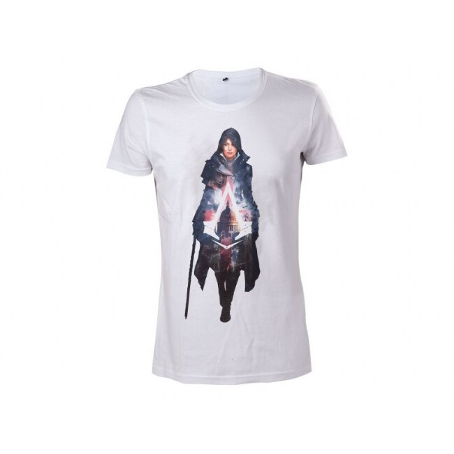 Tricou Assassin's Creed Evie Frye, Alb, Bioworld, L