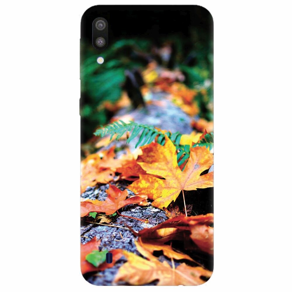 Husa silicon pentru Samsung Galaxy M10, Autumn Leaves