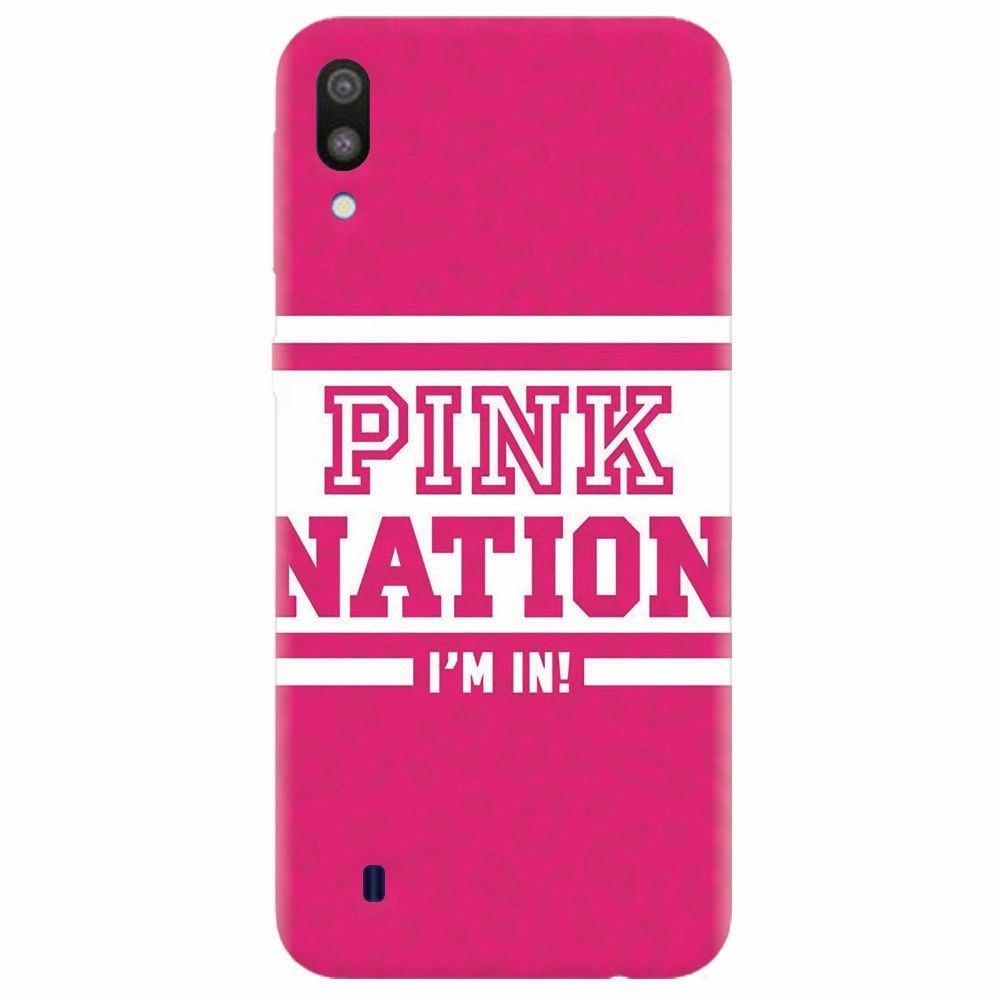 Husa silicon pentru Samsung Galaxy M10, Pink Nation