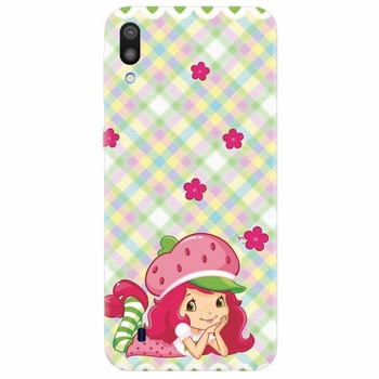 Husa silicon pentru Samsung Galaxy M10, Strawberry Girl Husa silicon pentru Samsung Galaxy M10, Strawberry Girl