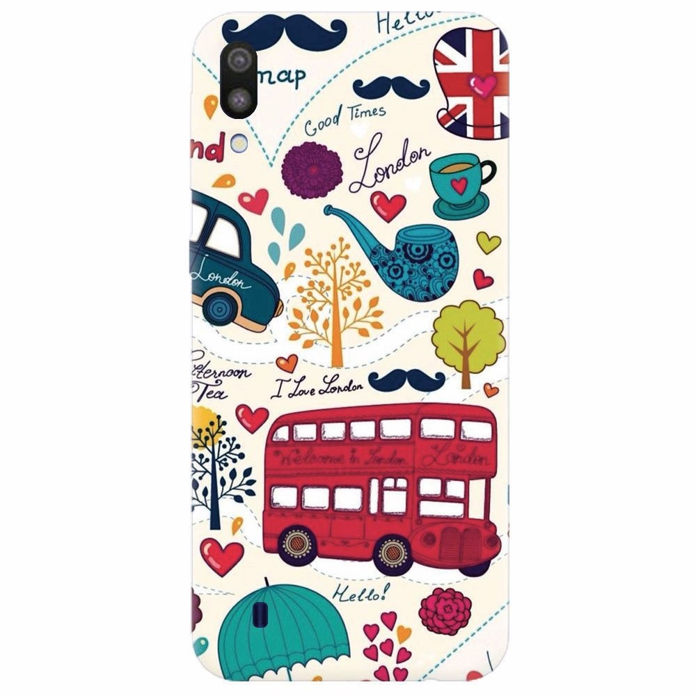 Husa silicon pentru Samsung Galaxy M10, Welcome In London