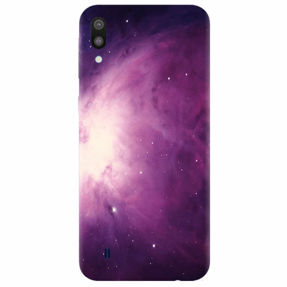 Husa silicon pentru Samsung Galaxy M10, Purple Supernova Nebula Explosion