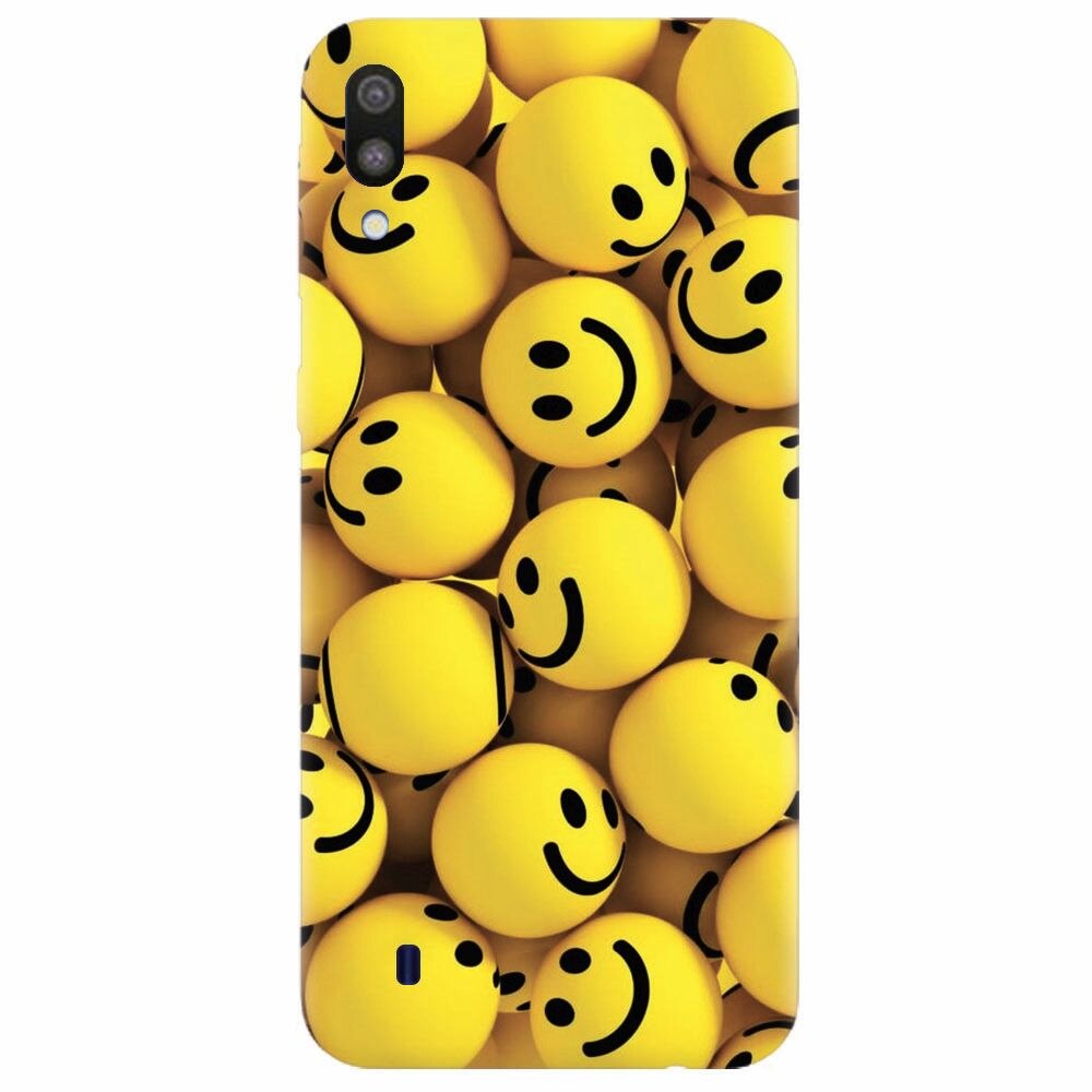 Husa silicon pentru Samsung Galaxy M10, Smiles 002