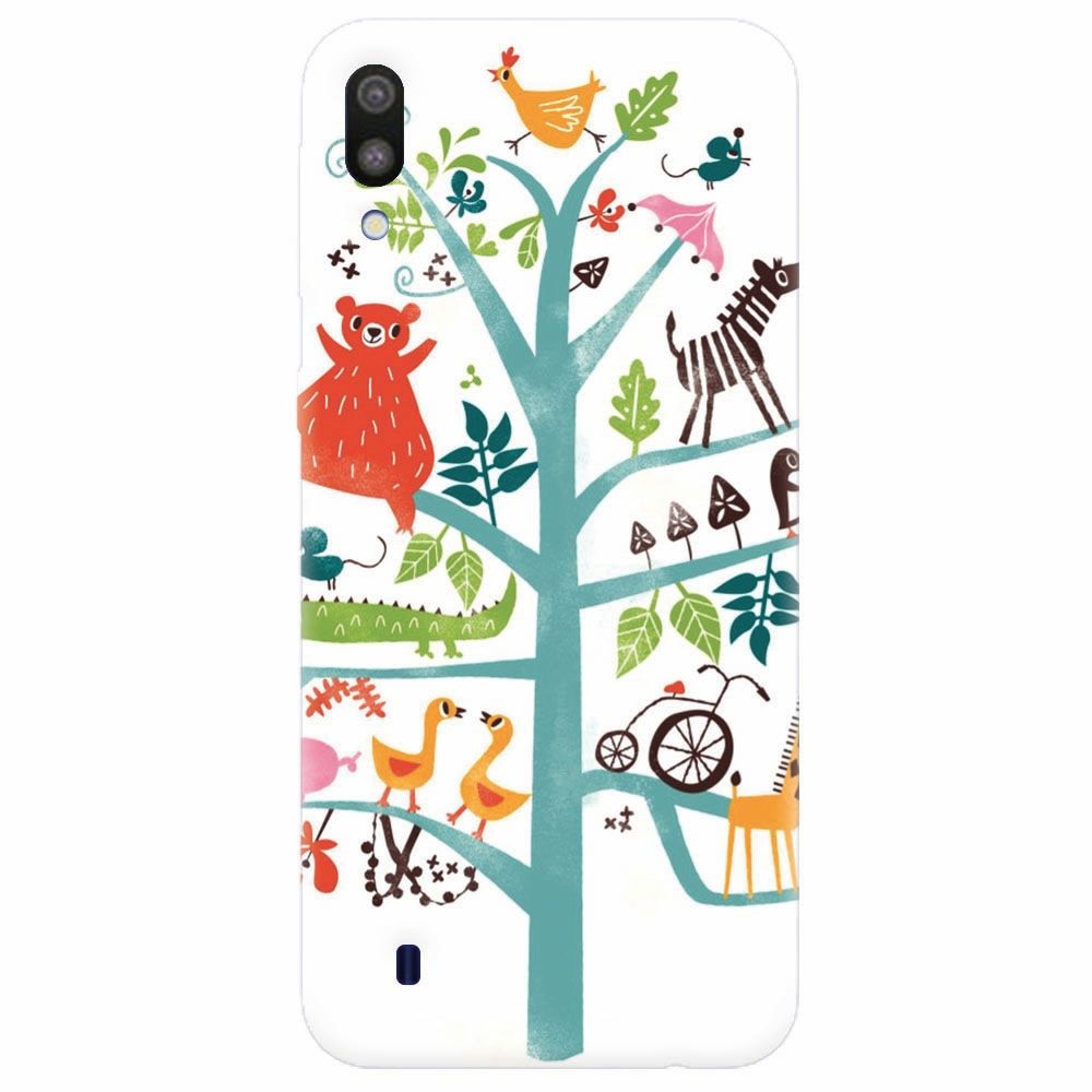 Husa silicon pentru Samsung Galaxy M10, Tree