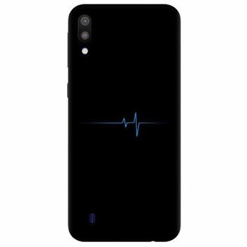 Husa silicon pentru Samsung Galaxy M10, Heartbeat Husa silicon pentru Samsung Galaxy M10, Heartbeat