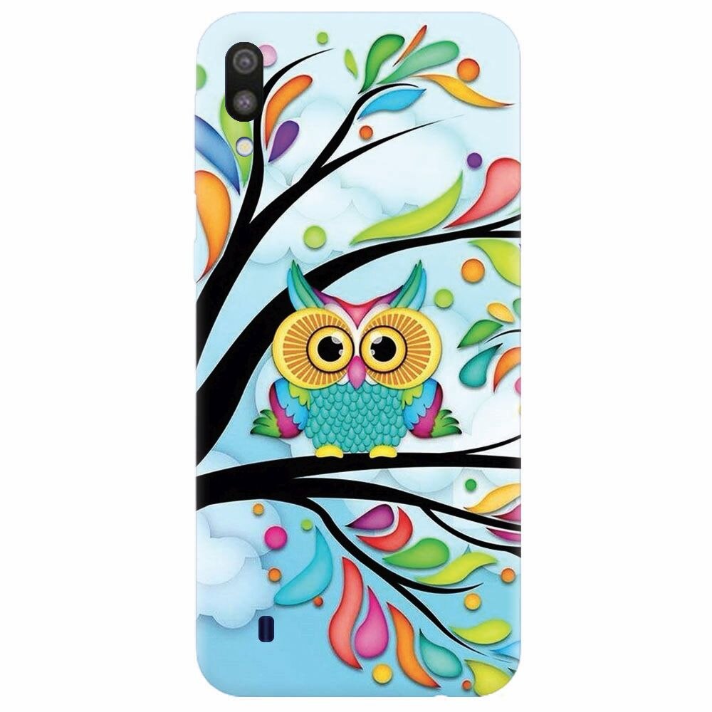 Husa silicon pentru Samsung Galaxy M10, Owl 101