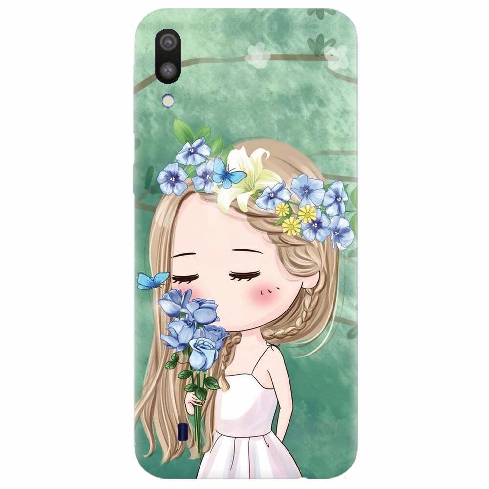 Husa silicon pentru Samsung Galaxy M10, Girl