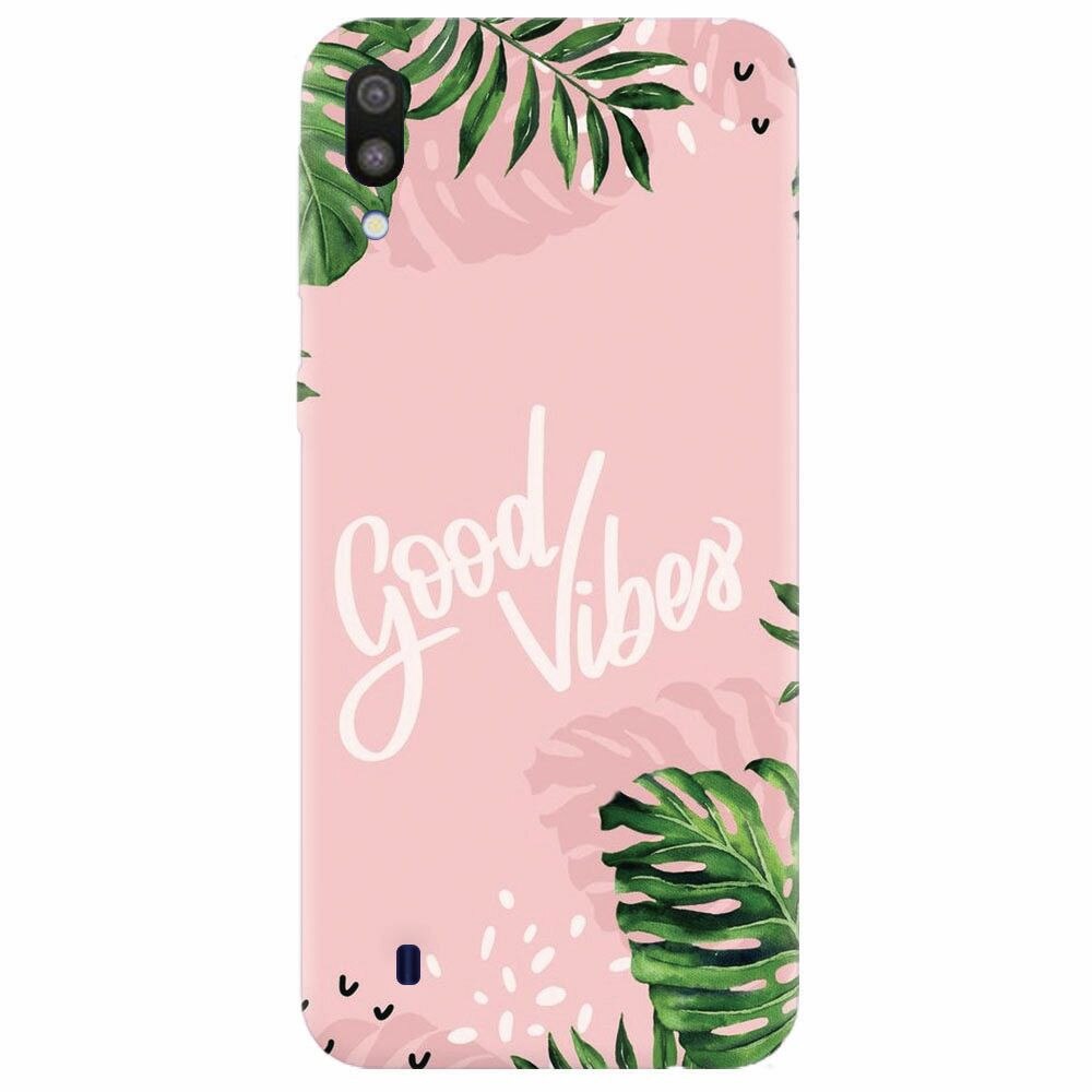 Husa silicon pentru Samsung Galaxy M10, Good Vibes