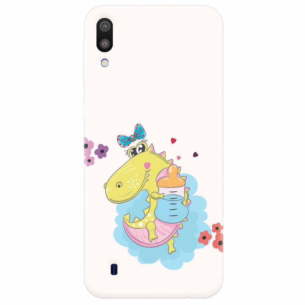 Husa silicon pentru Samsung Galaxy M10, Bebe Crocodil