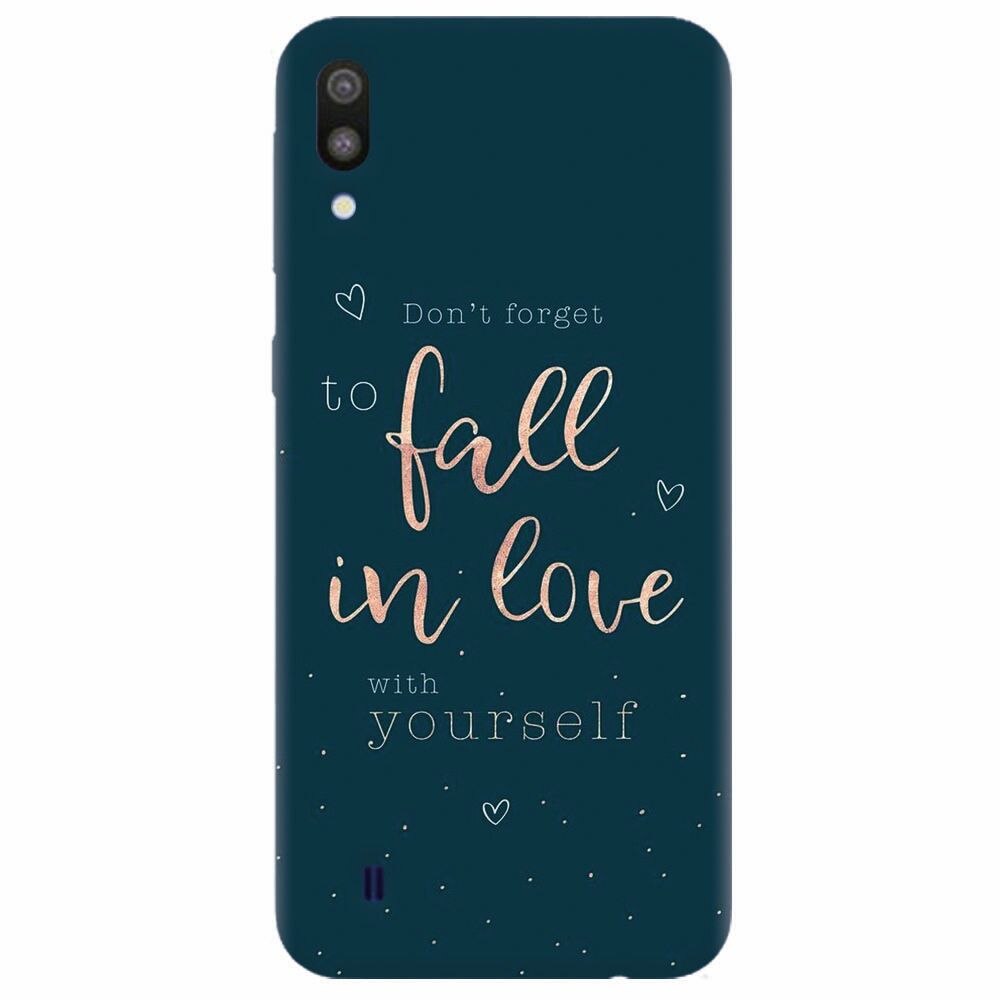 Husa silicon pentru Samsung Galaxy M10, Fall In Love
