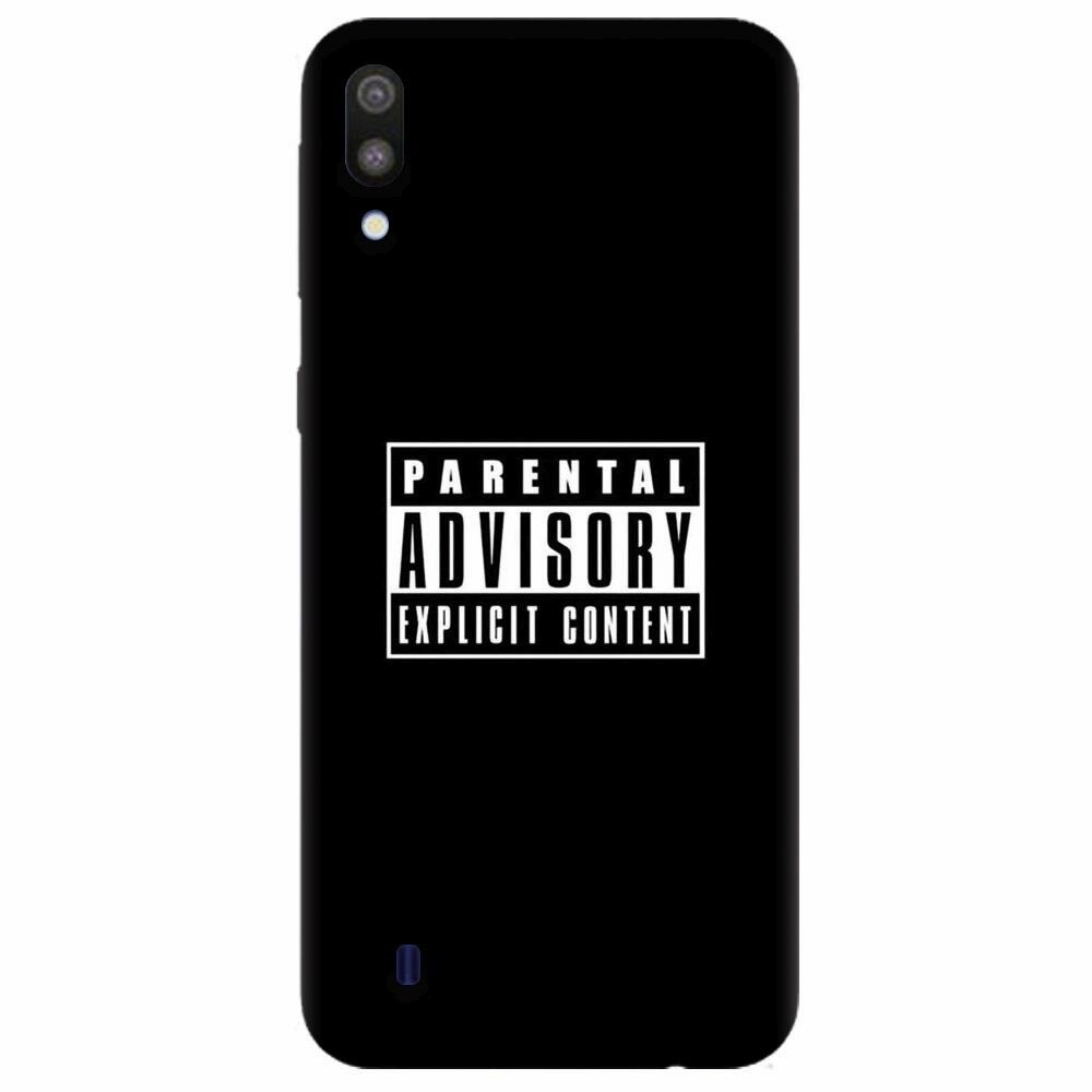 Husa silicon pentru Samsung Galaxy M10, Parental Advisory