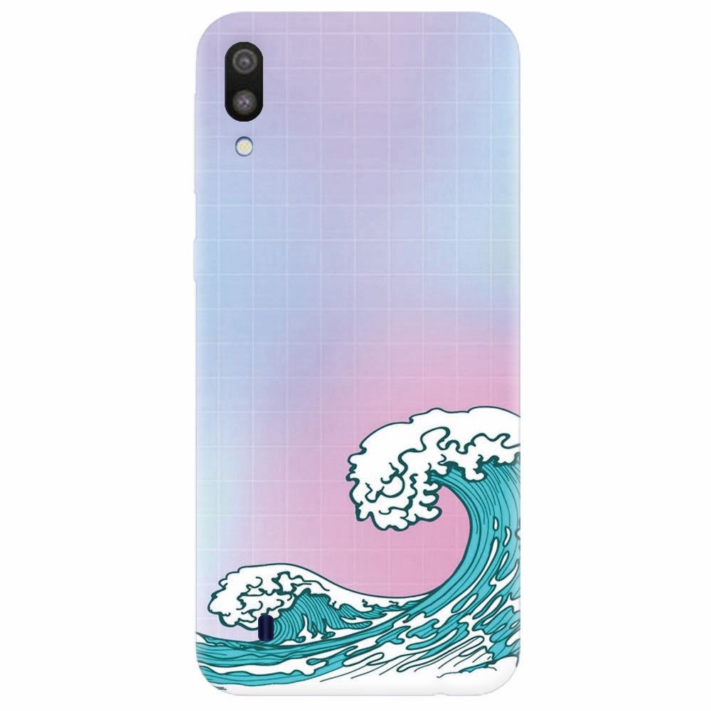 Husa silicon pentru Samsung Galaxy M10, Waves