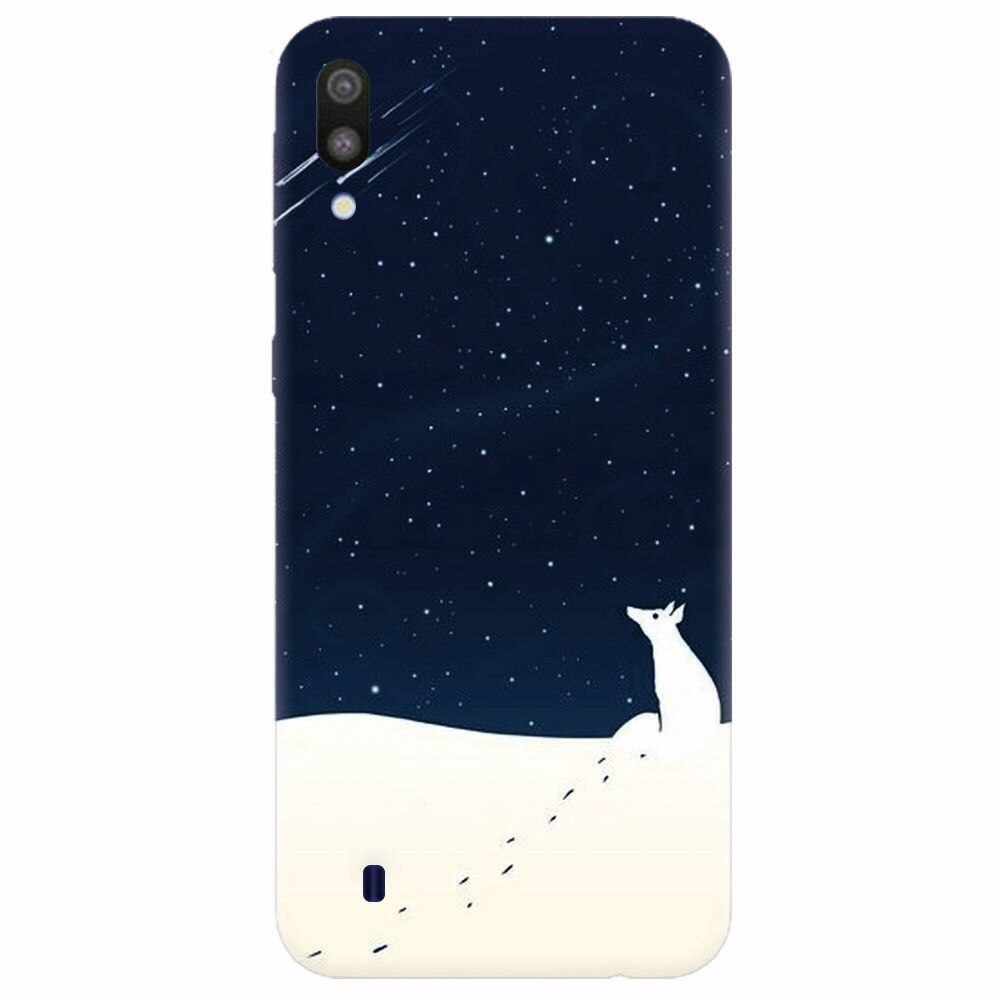 Husa silicon pentru Samsung Galaxy M10, Winter Night