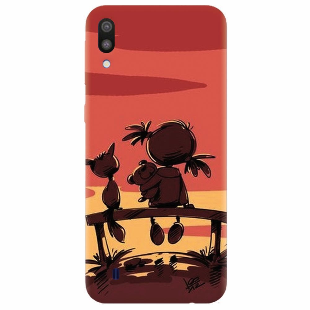 Husa silicon pentru Samsung Galaxy M10, Lovely Sunsets